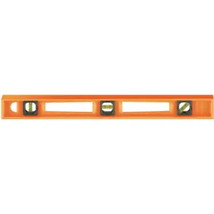 JOHNSON 7724-O Level Plastic 24 Inch Length 3 Vials Orange | AB7GLP 23J463