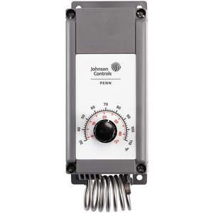 JOHNSON CONTROLS A19PRC-1C Thermostat Spdt Range 30 To 110 | AC7WKG 38Y075