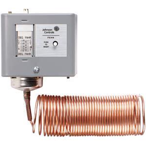 JOHNSON CONTROLS A70HA-1C Line Volt Thermostat, 15 To 55 Deg. F Temperature | AC7WKJ 38Y110