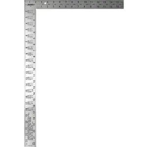 JOHNSON CS9 Framing Square 24 x 2 Inch 1/8 To 1/16 Graduations | AB6LHX 21XK17