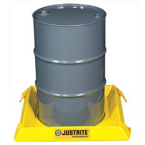 JUSTRITE 28400 Spill Berm, 2 Feet Length x 2 Feet Width x 4 Inch Height, Yellow | AG3EAM JEN28400YL