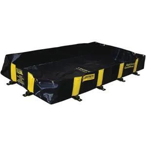 JUSTRITE 28516 Drive Over Berm, 355 Gallon, Black | AH3QDH JEN28516BL