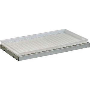 JUSTRITE 29959 Shelf With Tray, 19-5/8 Inch Width | AA4ZXP JCB2995900