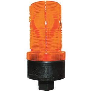 K E SAFETY M490 LED A Warning Strobe Amber 1/2 Inch Pipe Mount | AC8AGP 39F093