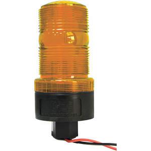 K E SAFETY M490-LED DCAP Warning Strobe 12-90V DC Amber | AC8AGR 39F095