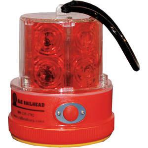 K E SAFETY RM18-LED R Revolving Light with Strap Red 12 LED | AC8AGN 39F092