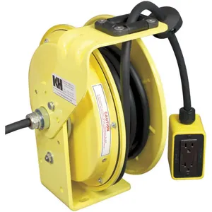 KH INDUSTRIES RTBB3L-WDD520-J12F Cord Reel 25 Feet 12/3 Sj Yellow | AA6DYA 13V199