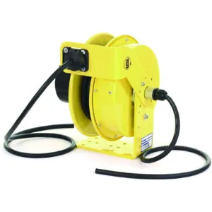 KH INDUSTRIES RTFD3L-WW-B12G Cord Reel 30 Feet 12/3 Soow Yellow | AA6DYF 13V205