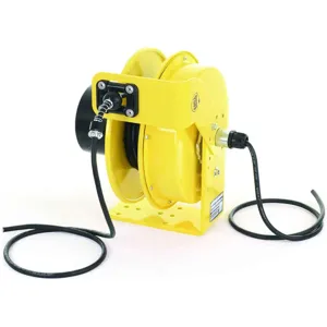 KH INDUSTRIES RTFD4L-WW-B14G Cord Reel 30 Feet 14/4 Soow Yellow | AA6DYQ 13V214