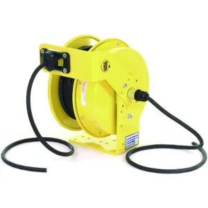 KH INDUSTRIES RTFQ3L-WW-B12O Cord Reel 70 Feet 12/3 Soow Yellow | AA6DYN 13V212