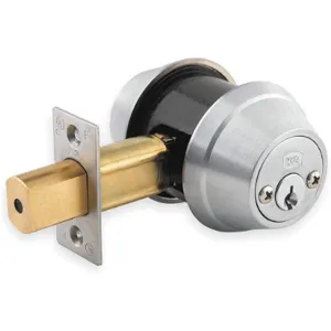 K2 COMMERCIAL HARDWARE QDB282626S4DBSSCKD Deadbolt Hd Satin Chrome | AC3VBT 2WJH4