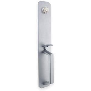 K2 COMMERCIAL HARDWARE QET165L626SCKD Escutcheon Pull With Lock And Thumbpiece | AC3VBH 2WJF3