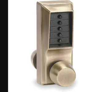 KABA 1031-05-41 Pushbutton Access Control Knob Brass | AB3LDE 1U083