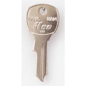 KABA ILCO 1069L-NA14 Key Blank Brass Type Na14 4 Pin - Pack Of 10 | AA9VUN 1GAJ6