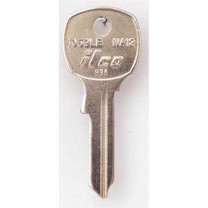 KABA ILCO 1069LB-NA12 Schlüsselrohling Messing Typ Na12 5-polig – 10er-Pack | AA9VVJ 1GAP7