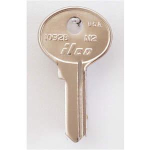 KABA ILCO 1092B-M2 Schlüsselrohling, Messing, Typ M2, 4-polig, 10 Stück | AA9VWK 1GAU4