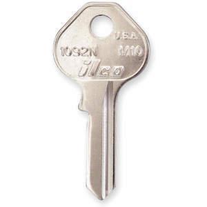 KABA ILCO 1092N-M10 Schlüsselrohling Messing Typ M10 4-polig – 10er-Pack | AA9VVK 1GAP8