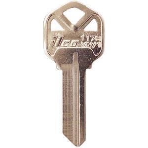 KABA ILCO 1176-KW1 Schlüsselrohling Messing Typ Kw1 – 10er-Pack | AA9VUR 1GAJ9