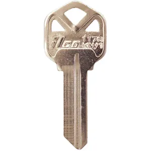 KABA ILCO 1176-KW1 Key Blank Brass Type Kw1 - Pack Of 10 | AA9VUR 1GAJ9