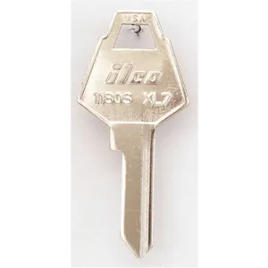 KABA ILCO 1180S-XL7 Key Blank Brass Typex L7 5 Pin - Pack Of 10 | AA9VWL 1GAU5