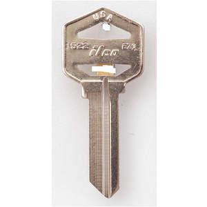 KABA ILCO 1522-EZ1 Schlüsselrohling Messing Typ Ez1 – 10er-Pack | AA9VUZ 1GAN2