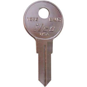 KABA ILCO 1676-BAU3 Schlüsselrohling Messing – 10er-Pack | AA4QGD 12Z006