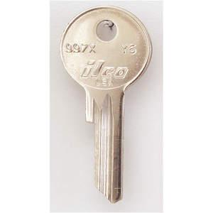 KABA ILCO 997X-Y6 Schlüsselrohling Messing Typ Y6 4-polig – 10er-Pack | AA9VWB 1GAT5