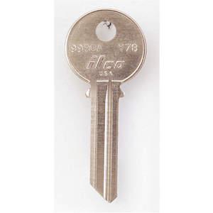 KABA ILCO 998GA-Y78 Schlüsselrohling Messing Typ Y78 6-polig – 10er-Pack | AA9VVN 1GAR2