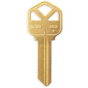 KABA ILCO KW1-BR Schlüsselrohling Messing Typ 1176 5-polig – Packung mit 50 Stück | AA9VWP 1GAU8