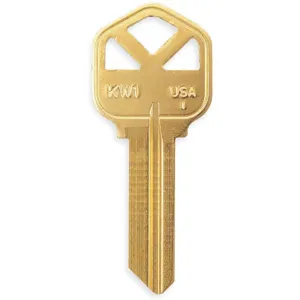 KABA ILCO KW1-BR Key Blank Brass Type 1176 5 Pin - Pack Of 50 | AA9VWP 1GAU8