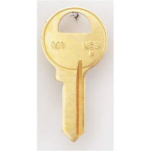 KABA ILCO M1-BR Schlüsselrohling Messing Typ 1092 4-polig – Packung mit 50 Stück | AA9VWU 1GAV3