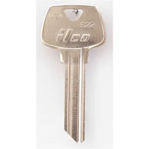 KABA ILCO S22 Key Blank Brass Type 6 Pin - Pack Of 10 | AA9VVV 1GAR8