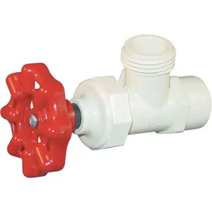 SPEARS VALVES BDC-0500-S Boiler Drain Valve, Hub x MHT, 1/2 Size, CPVC | AE6NRL 5UEE1 / BDC-0500-S GR