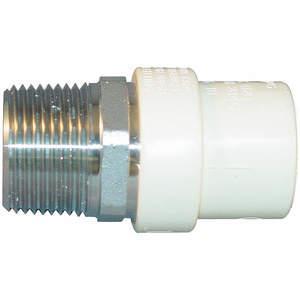 SPEARS VALVES TMS-1000 Stainless Steel Transition Male Adapter, 1 Size, CPVC | AE6NRA 5UED1