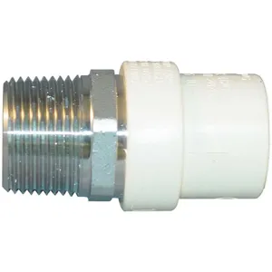 SPEARS VALVES TMS-0750 Stainless Steel Transition Male Adapter, 3/4 Size, CPVC | AE6NQZ 5UED0