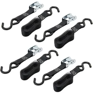 KEEPER 05108-V-6 Tie-down Cam Buckle 6ft x 1 Inch 300lb - Pack Of 4 | AC9YLM 3LLF5