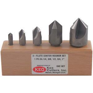 KEO 55719-TiALN Senker-Set, 5-teilig, 1 Nut, 82 Grad Tialn | AD6YHC 4CKD9