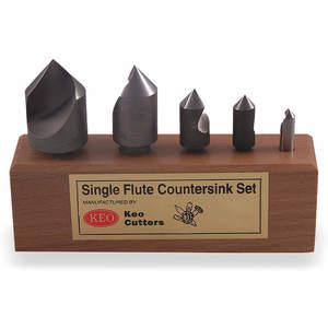 KEO 50056 Countersink Set 5 Piece 1 Flutes 60 Degree Cobalt | AD3KJE 3ZUG4
