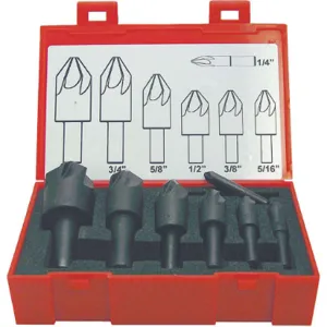 KEO 55118 Countersink Set 7 Piece 6 Flutes 120 Degree Hss | AD7PVM 4FVD8