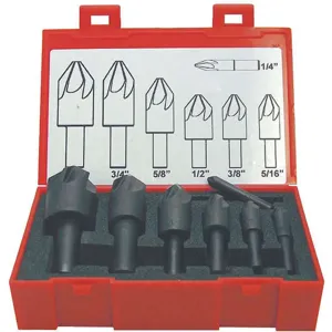 KEO 55098 Drill/Countersink Set 110 Degree HSS 7 pcs | AH3YRM 33UV19