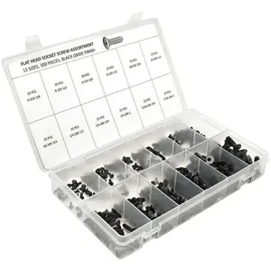 KERR LAKESIDE FHCS631 Flat Head Cap Screw Assortment, 300 Pieces | AA4TZN 13E072