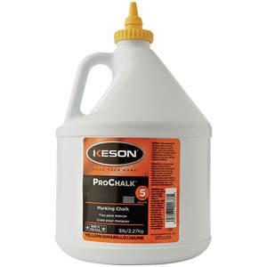 KESON 105Y Marking Chalk Refill Yellow 5 Lb | AD8TZN 4MHG5