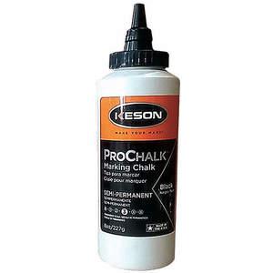 KESON 8BLACK Marking Chalk Refill Black 8 Oz | AD8TZH 4MHF9