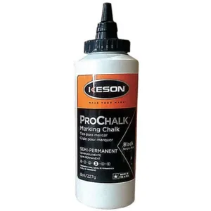 KESON 8BLACK Marking Chalk Refill Black 8 Oz | AD8TZH 4MHF9