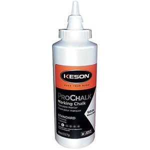 KESON 8W Marking Chalk Refill White 8 Oz | AD8TZF 4MHF7