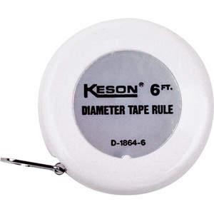 KESON D18646 Tape Measure 1/4 Inch x 6 Feet White In./ft. | AF3RTE 8CLX2
