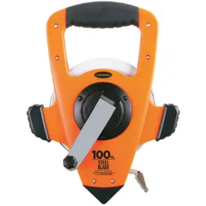 KESON NRS10100H Long Tape Measure 3/8 Inch x 100 Feet Orange | AF2RHX 6XGR9