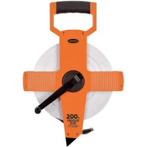 KESON OTR-10-200 Long Tape Measure 1/2 In x 200 Feet Pumpkin | AC9YBH 3LJP3