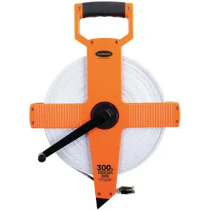 KESON OTR-10-300 Long Tape Measure 1/2 In x 300 Feet Pumpkin | AC9YBJ 3LJP4