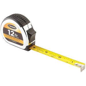 KESON PG181012 Tape Measure 5/8 Inch x 12 Feet Chrome/black | AB6WRY 22N855